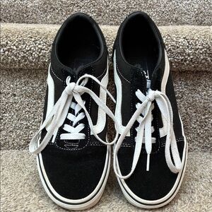 Vans Black and White Old Skool Sneakers